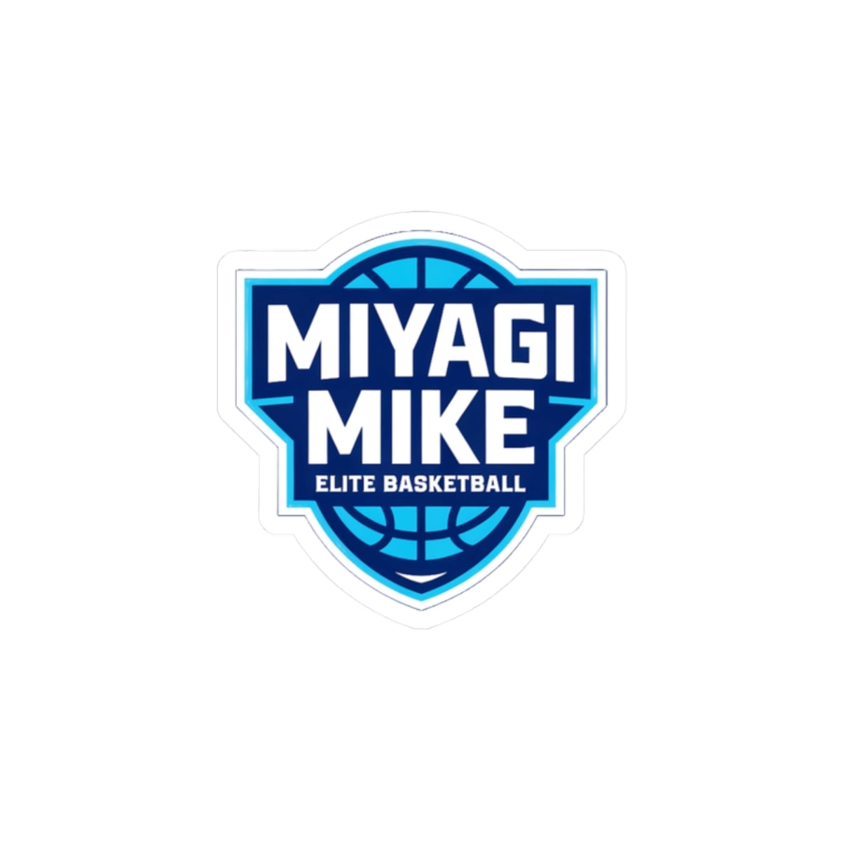 Miyagi Mike Elite Basketball Kiss-Cut Stickers